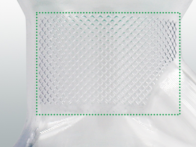 瓶颈处圆弧设计及磨砂工艺处理，轻松抓握