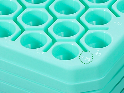 表面带数字标记，易于辨认及方便实验记录